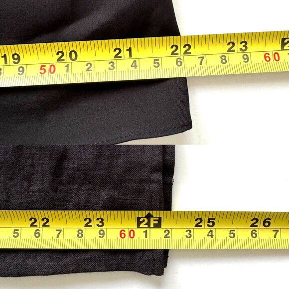 Jenni Kayne Women’s Black Midi Maxi Linen Dress Dropped Shoulder *Flaw - Picture 9 of 16